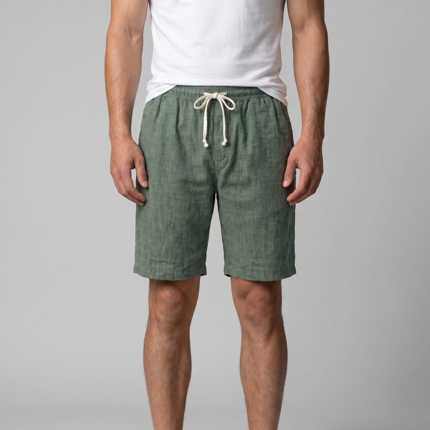 Fairfax Lightweight Linen Beach Shorts_21