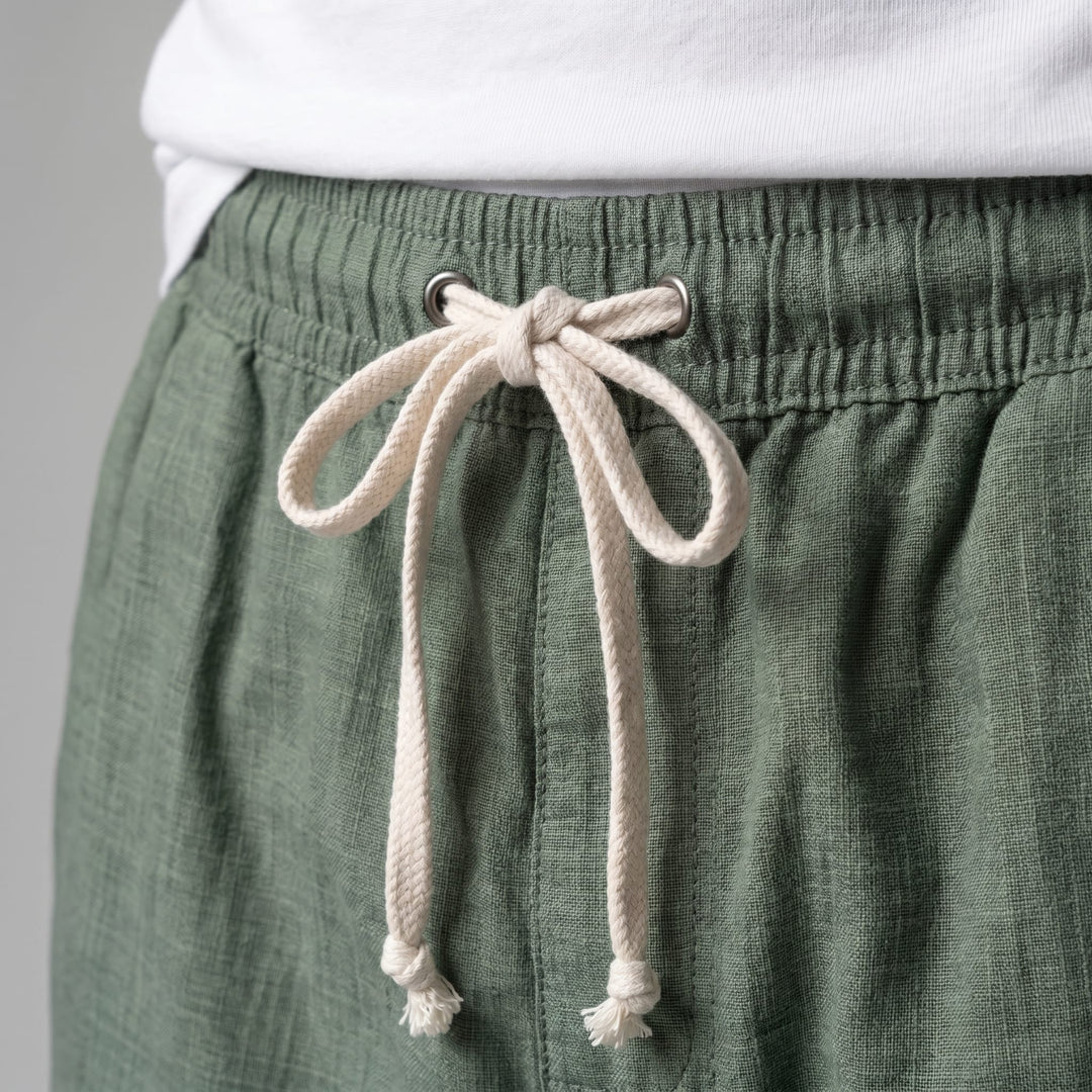 Fairfax Lightweight Linen Beach Shorts