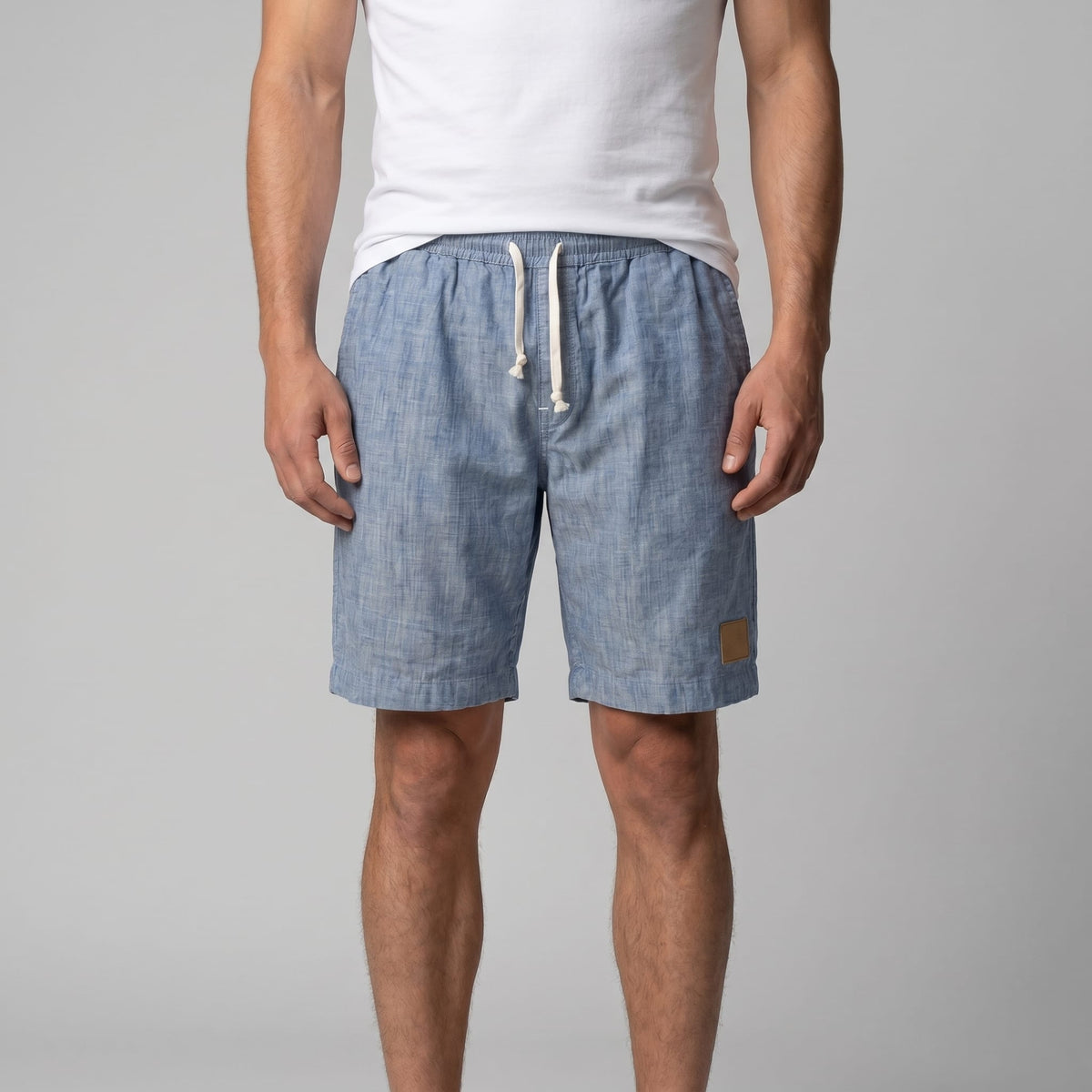 Fairfax Lightweight Linen Beach Shorts_26