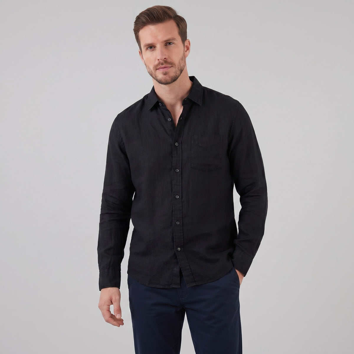 Keegan Lightweight Linen Shirt