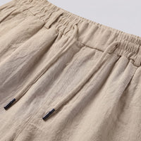 Falkner Pleated Linen Shorts