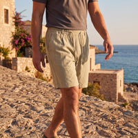 Falkner Pleated Linen Shorts