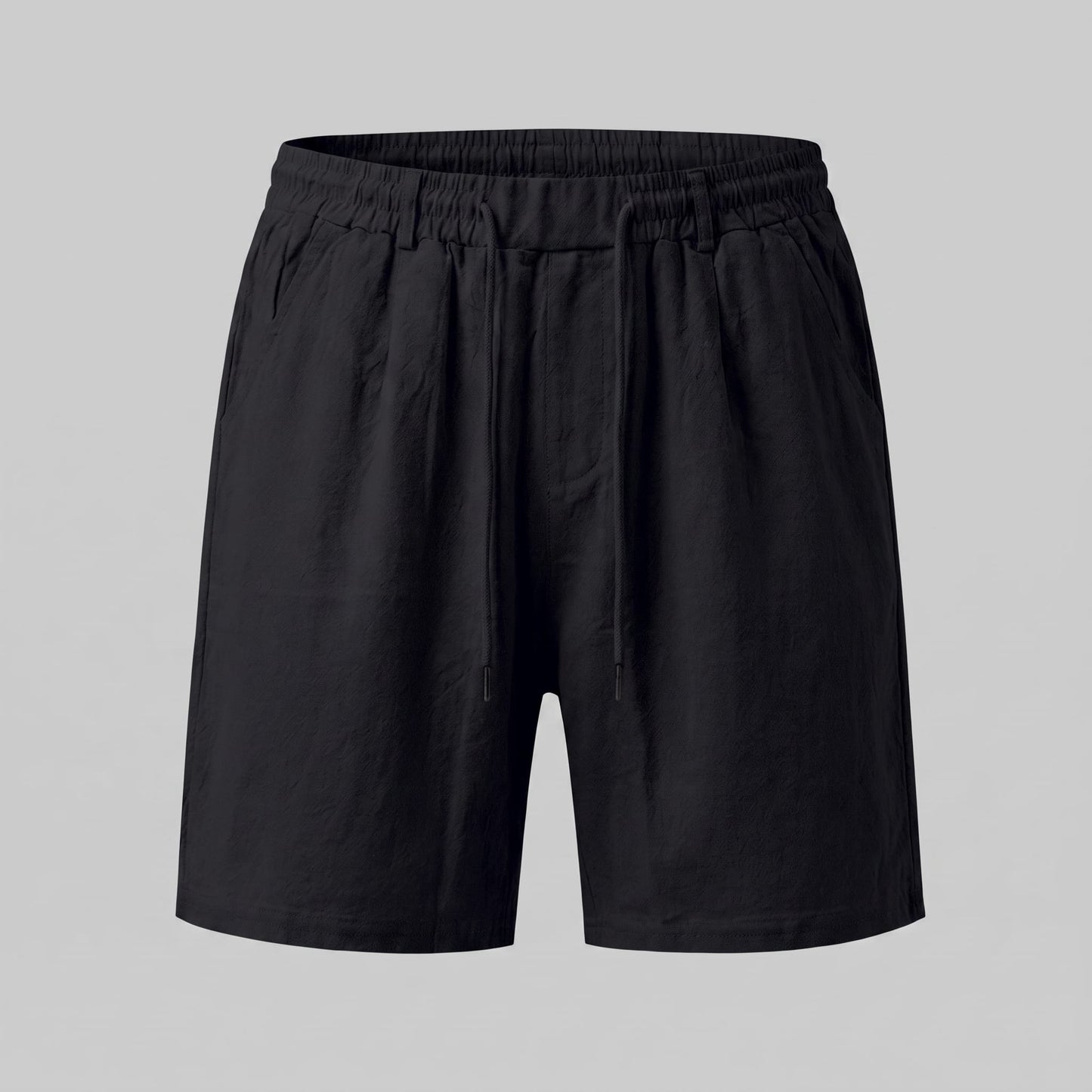 Falkner Pleated Linen Shorts_14