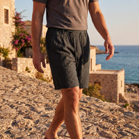Falkner Pleated Linen Shorts