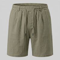 Falkner Pleated Linen Shorts