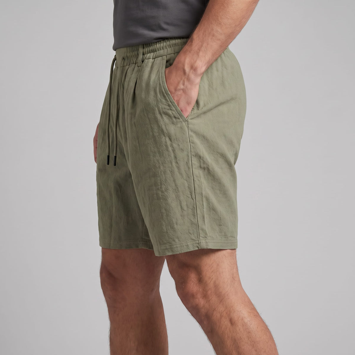 Falkner Pleated Linen Shorts