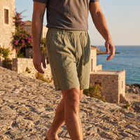 Falkner Pleated Linen Shorts