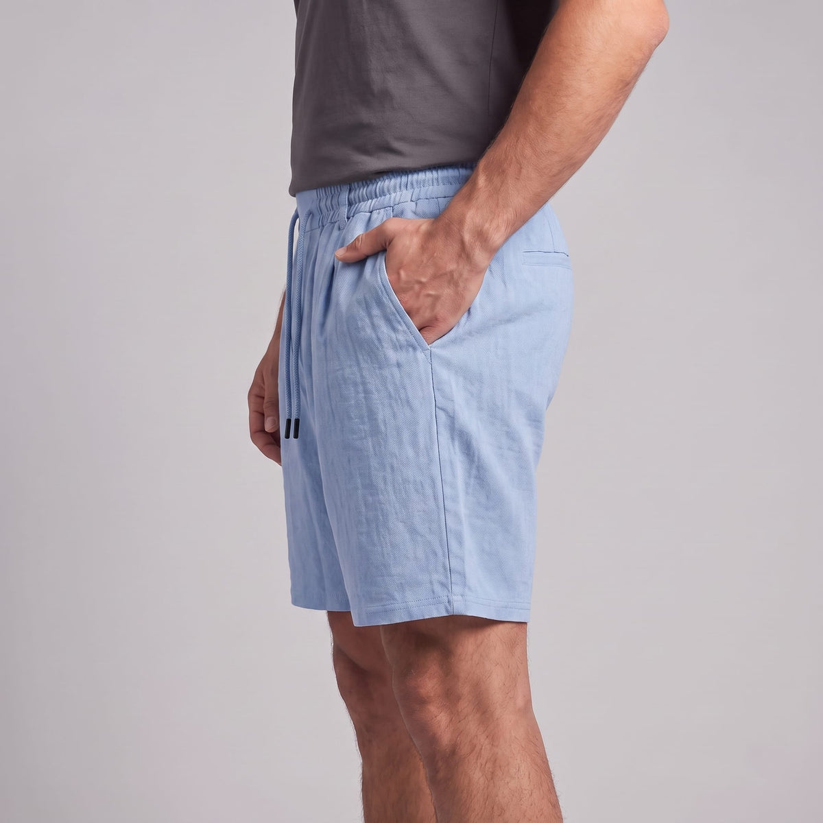 Falkner Pleated Linen Shorts