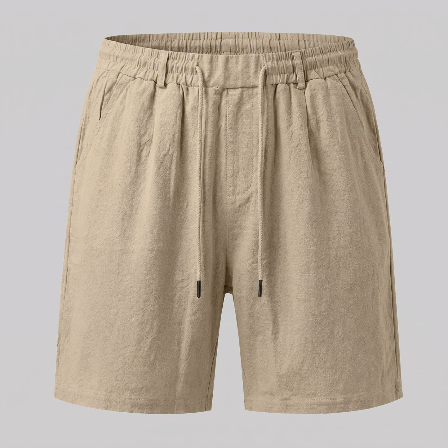 Falkner Pleated Linen Shorts_8