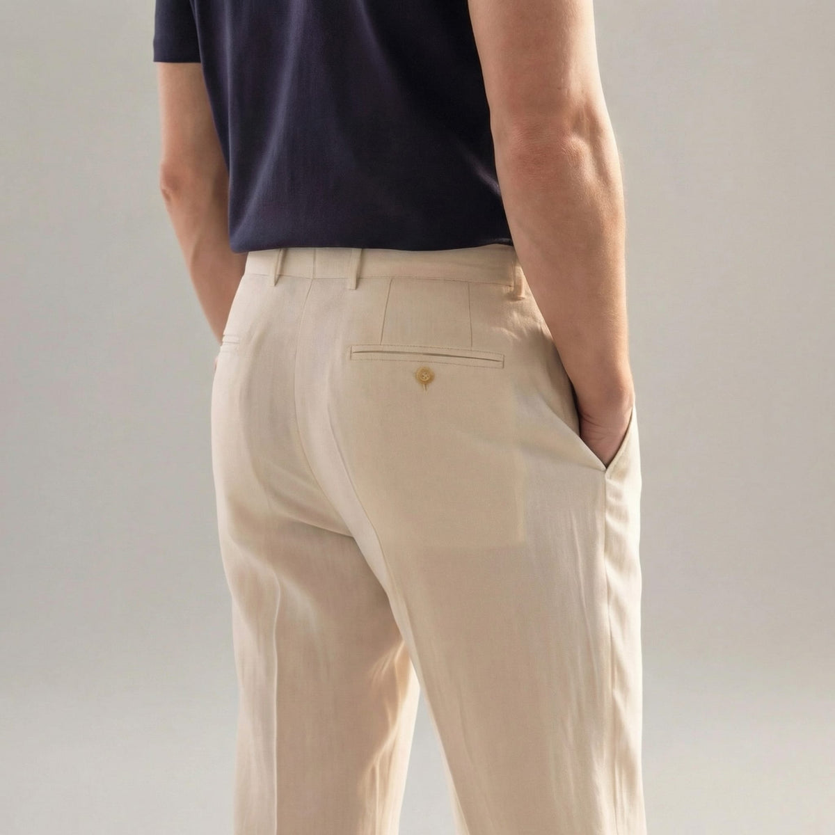 Soren Linen Straight Leg Pants
