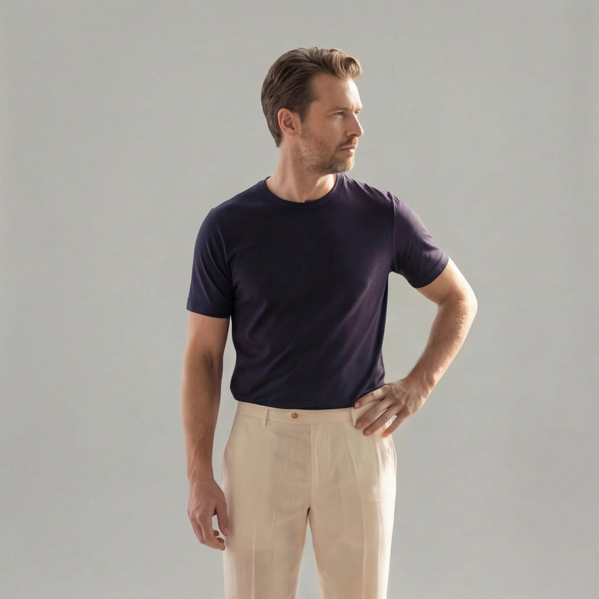 Soren Linen Straight Leg Pants