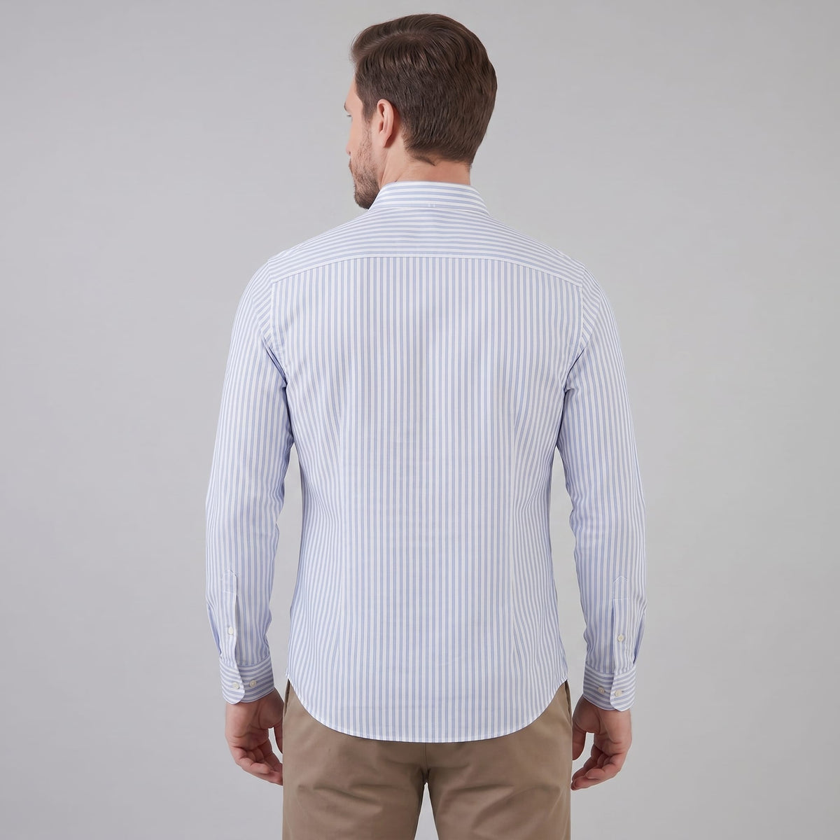 Kellan Striped Linen Dress Shirt_5