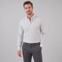 Kellan Striped Linen Dress Shirt