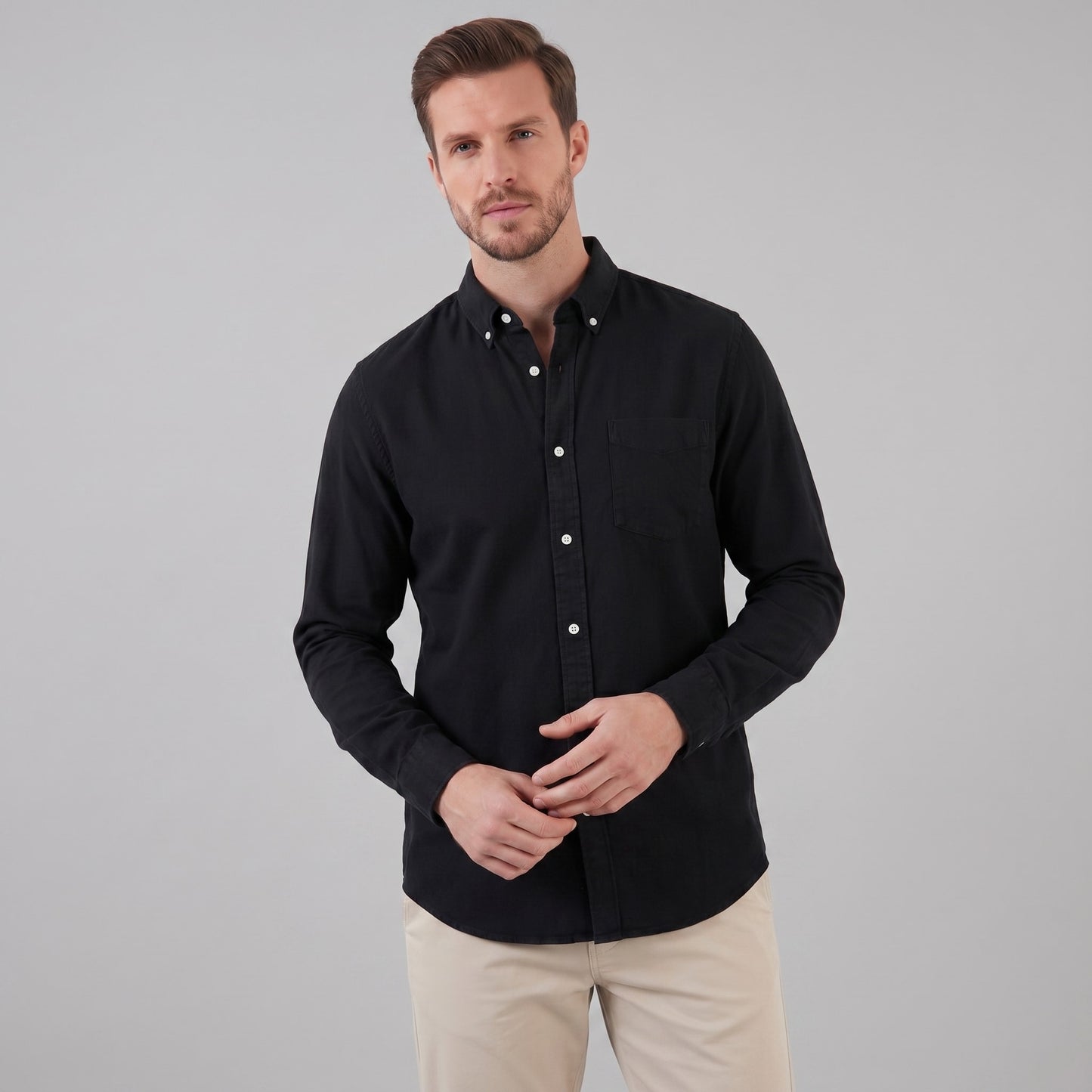 Kendrick Long Sleeve Button Down Shirt_3