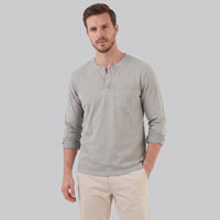 Beckett Long Sleeve Pocket Henley