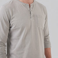 Beckett Long Sleeve Pocket Henley