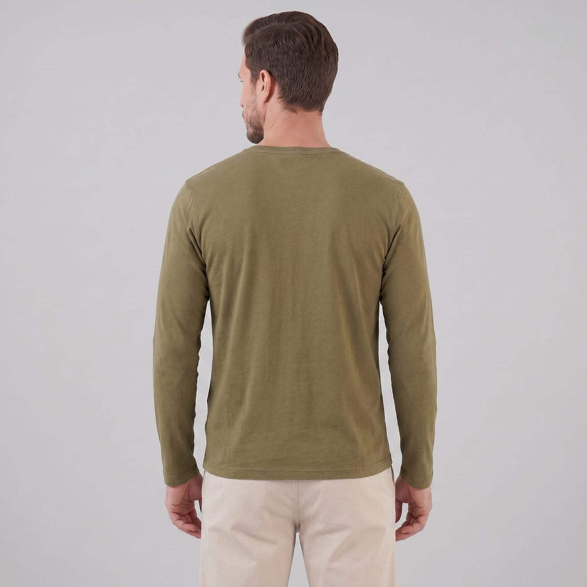Beckett Long Sleeve Pocket Henley