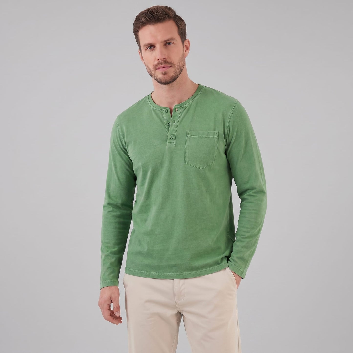 Beckett Long Sleeve Pocket Henley_28