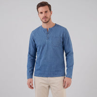 Beckett Long Sleeve Pocket Henley