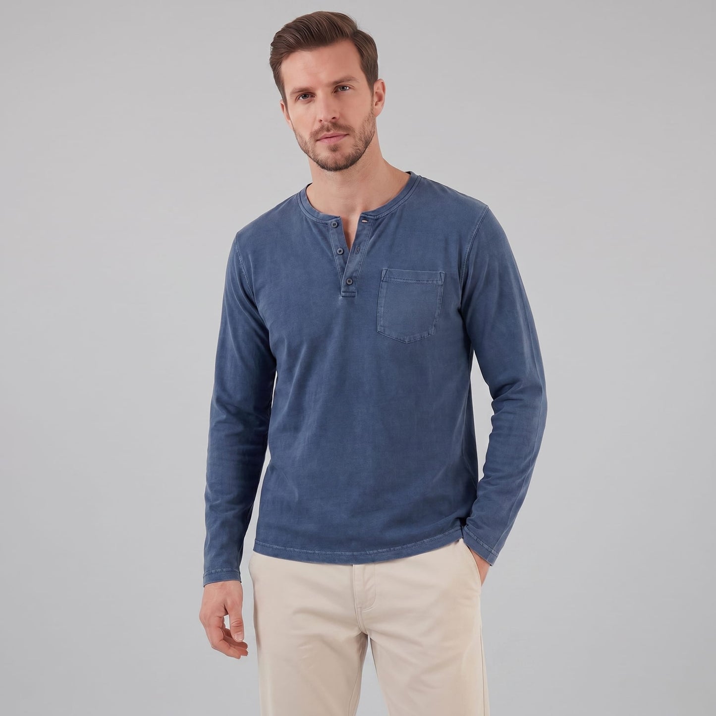 Beckett Long Sleeve Pocket Henley_5