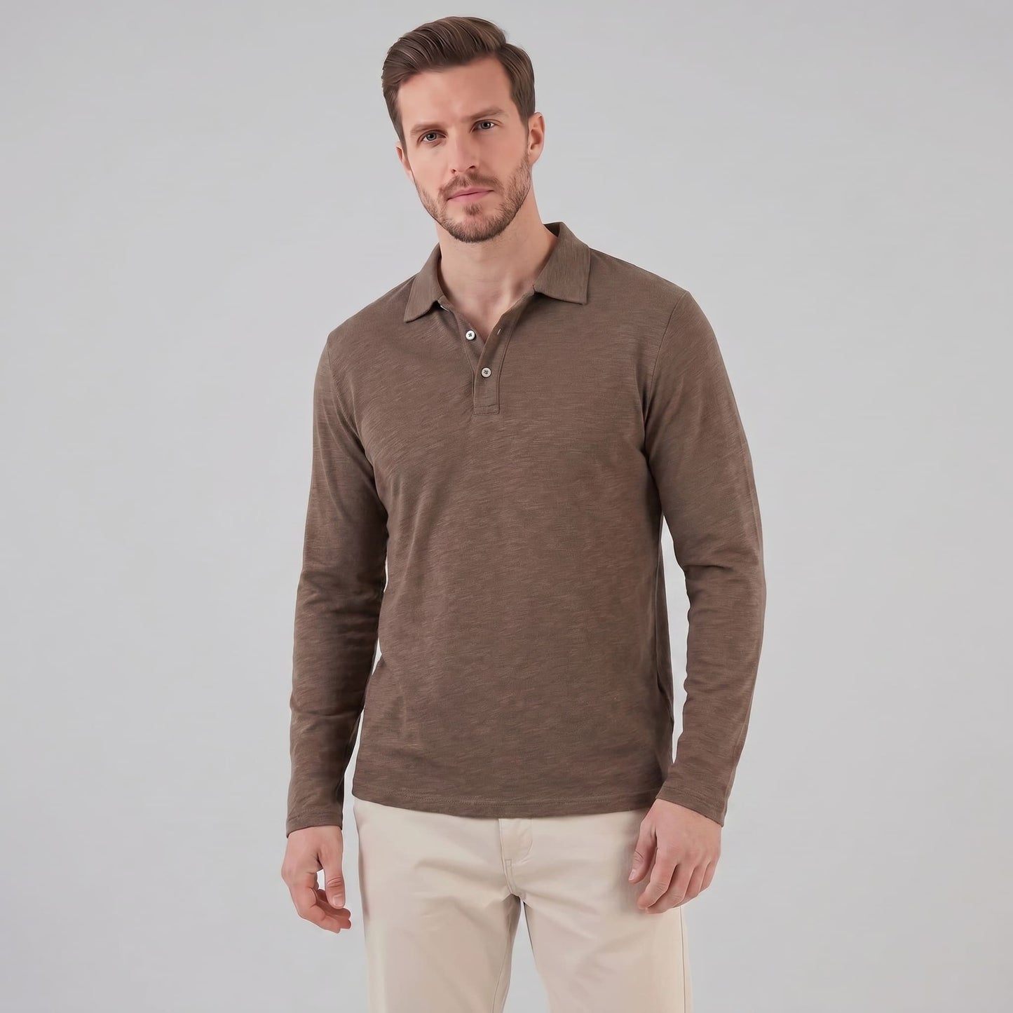 Rowan Long Sleeve Polo Shirt_1