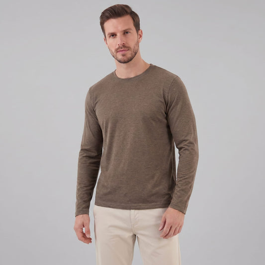 Griffith Stretch Crew Neck Sweater_1