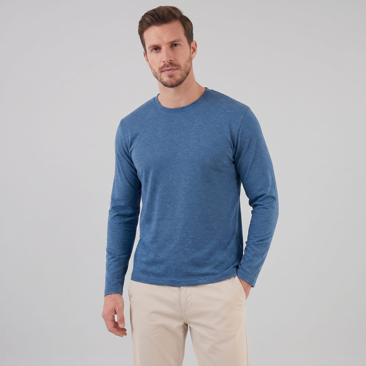 Griffith Stretch Crew Neck Sweater