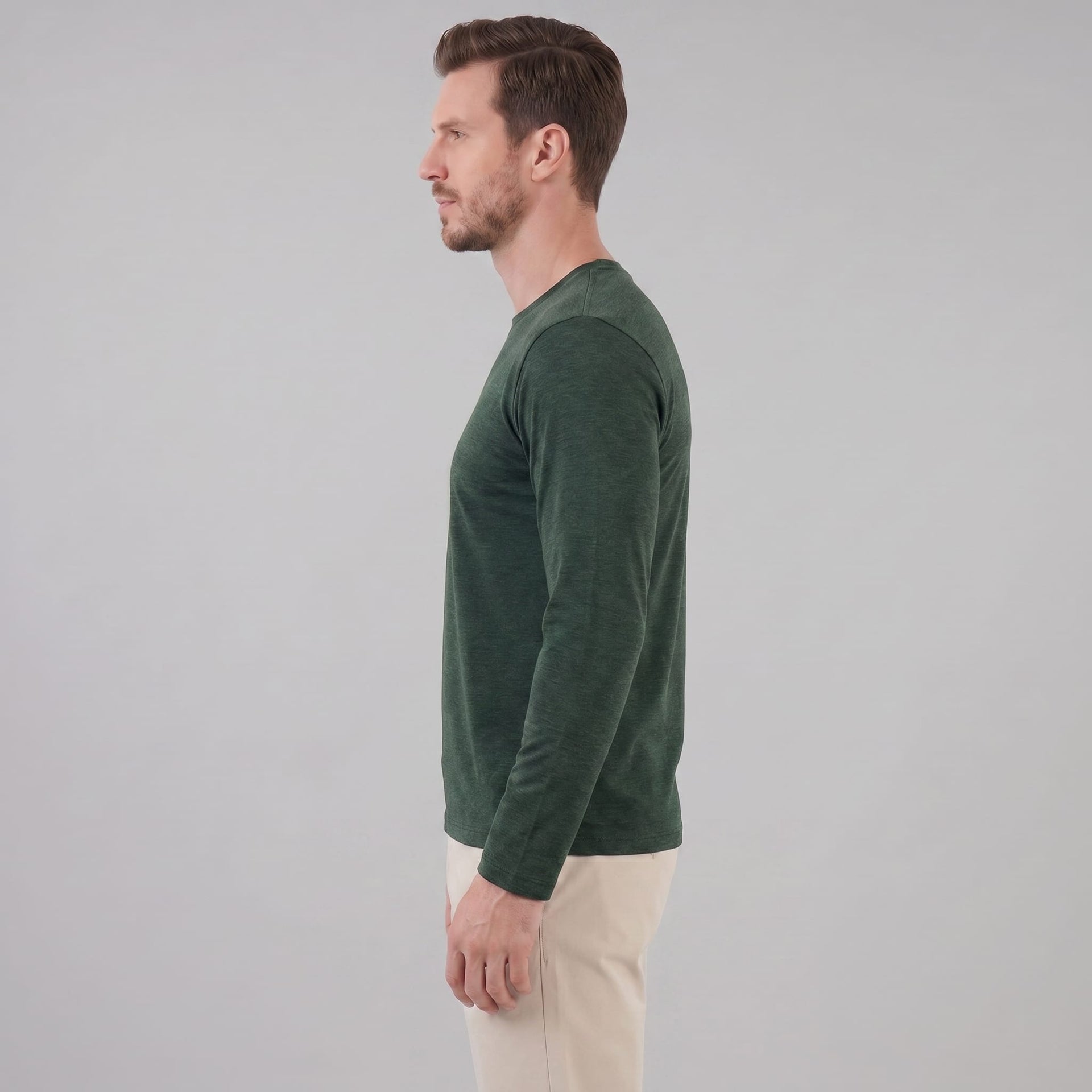 Griffith Stretch Crew Neck Sweater