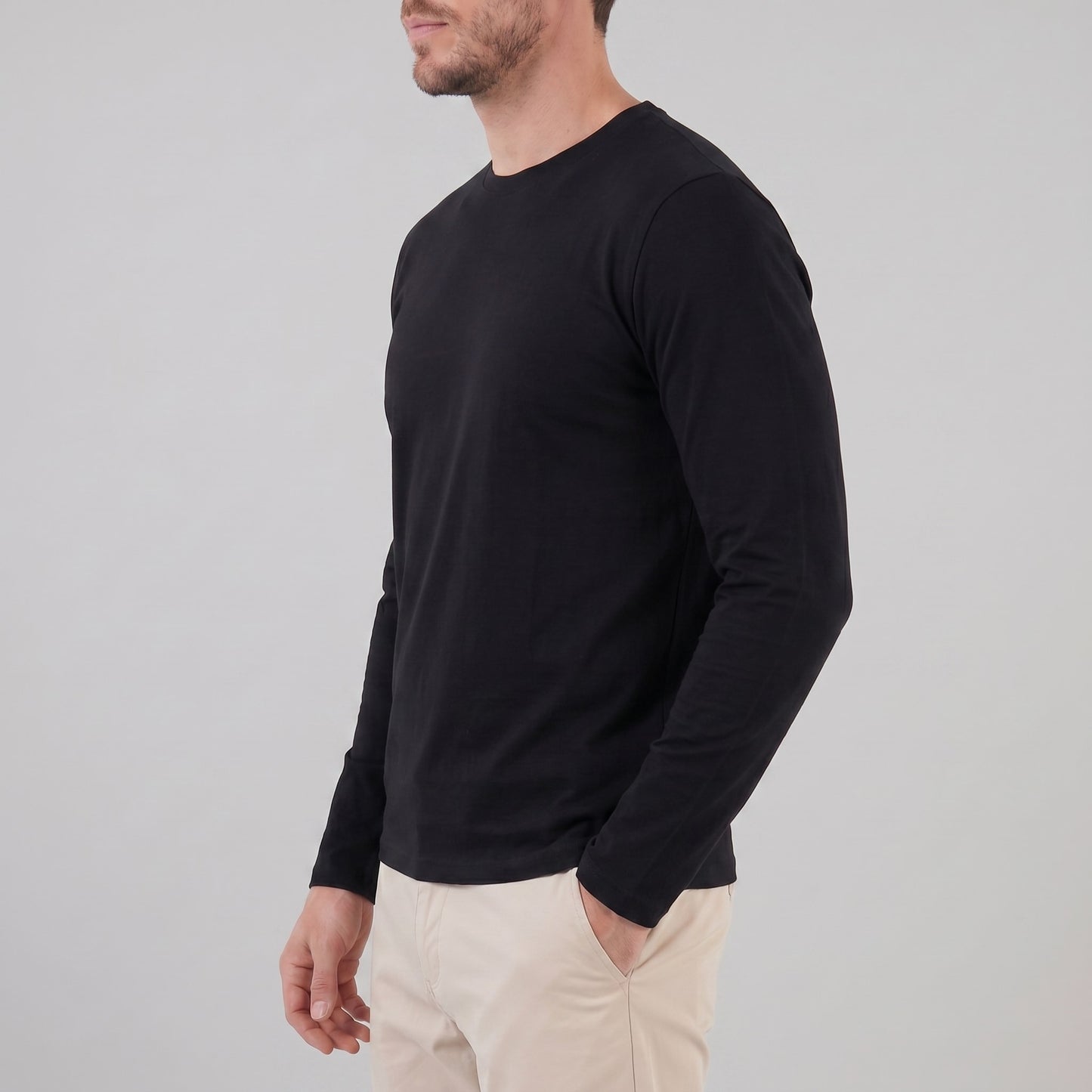 Griffith Stretch Crew Neck Sweater_6