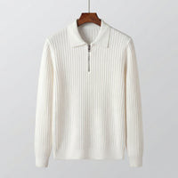 Gideon Wool Blend Quarter Zip Sweater