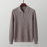Gideon Wool Blend Quarter Zip Sweater