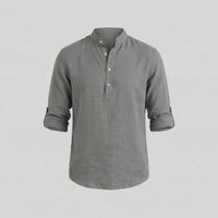 Lachlan Loose Fit Band Collar Shirt