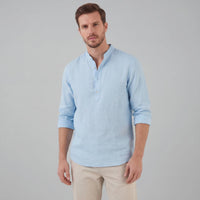 Lachlan Loose Fit Band Collar Shirt