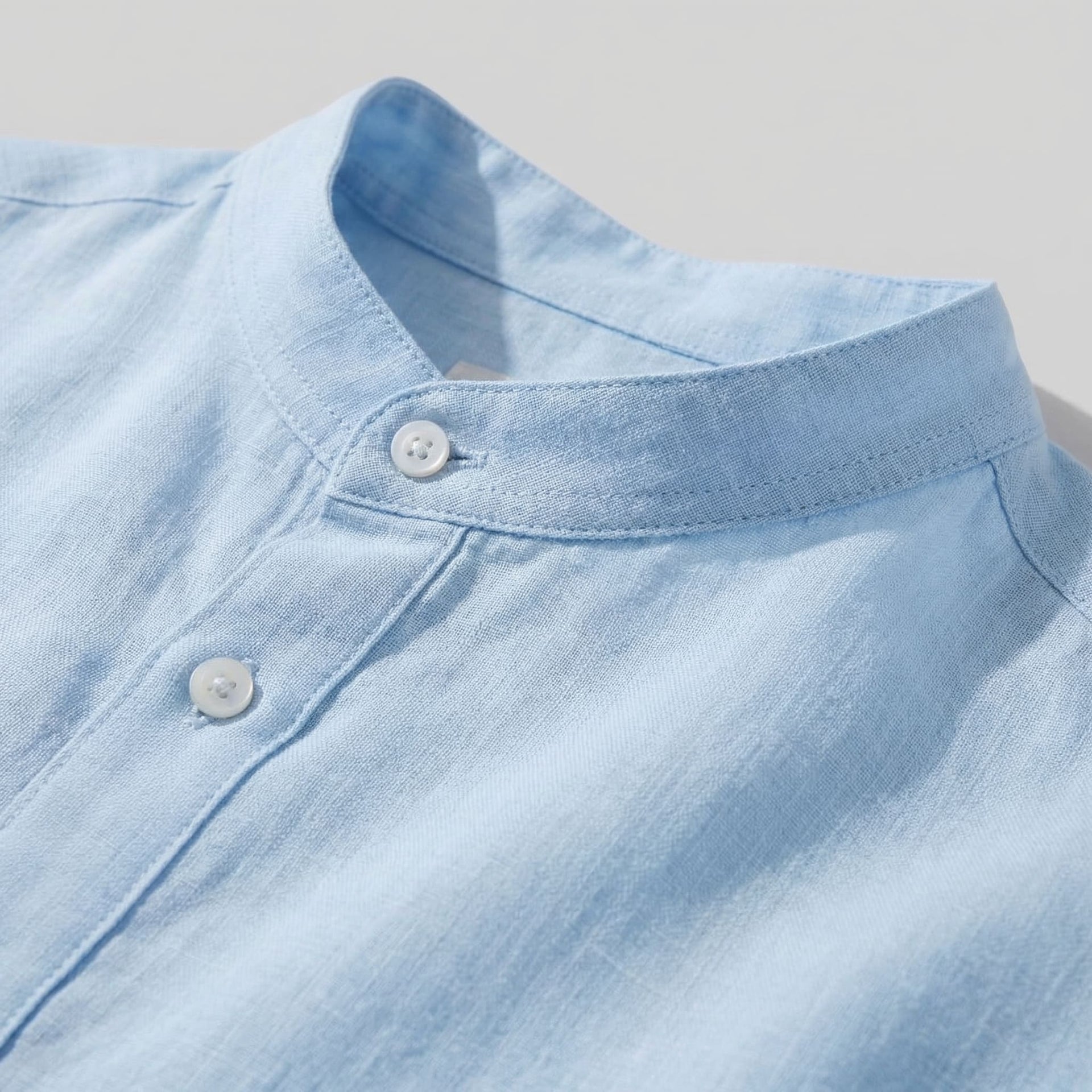 Lachlan Loose Fit Band Collar Shirt