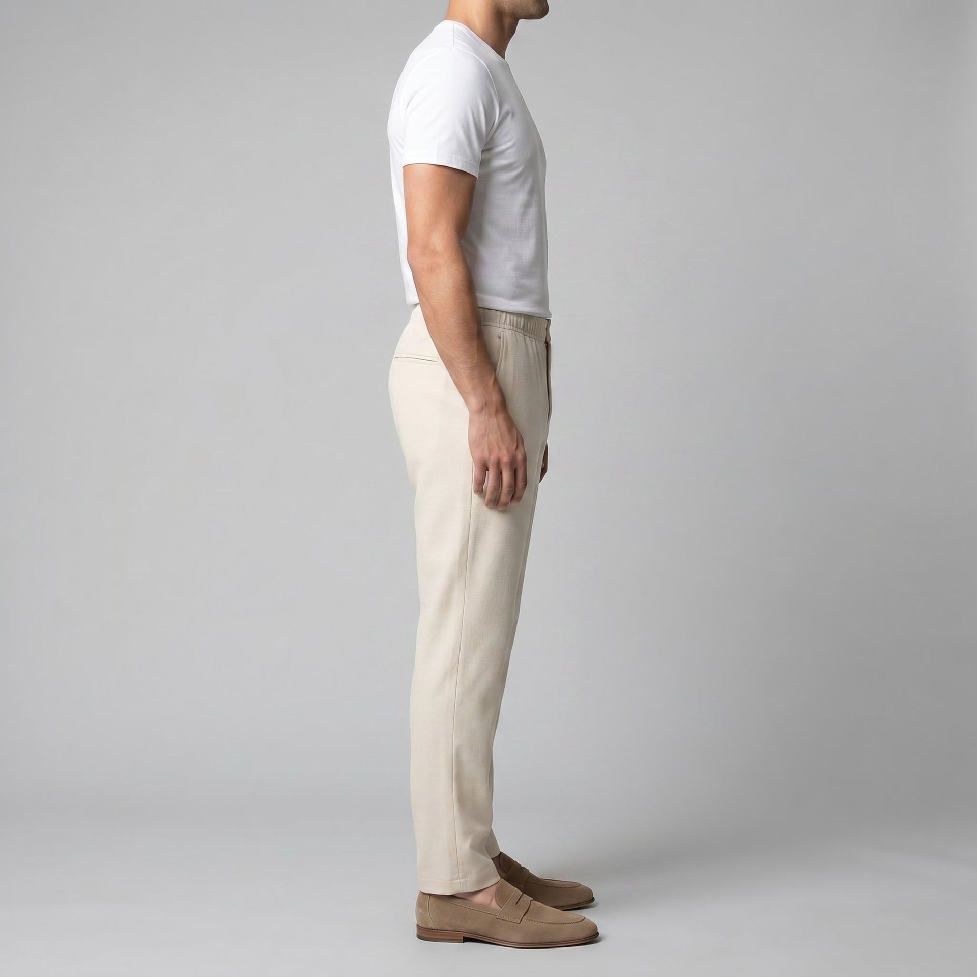 Thaddeus Relaxed Fit Cotton Blend Pants