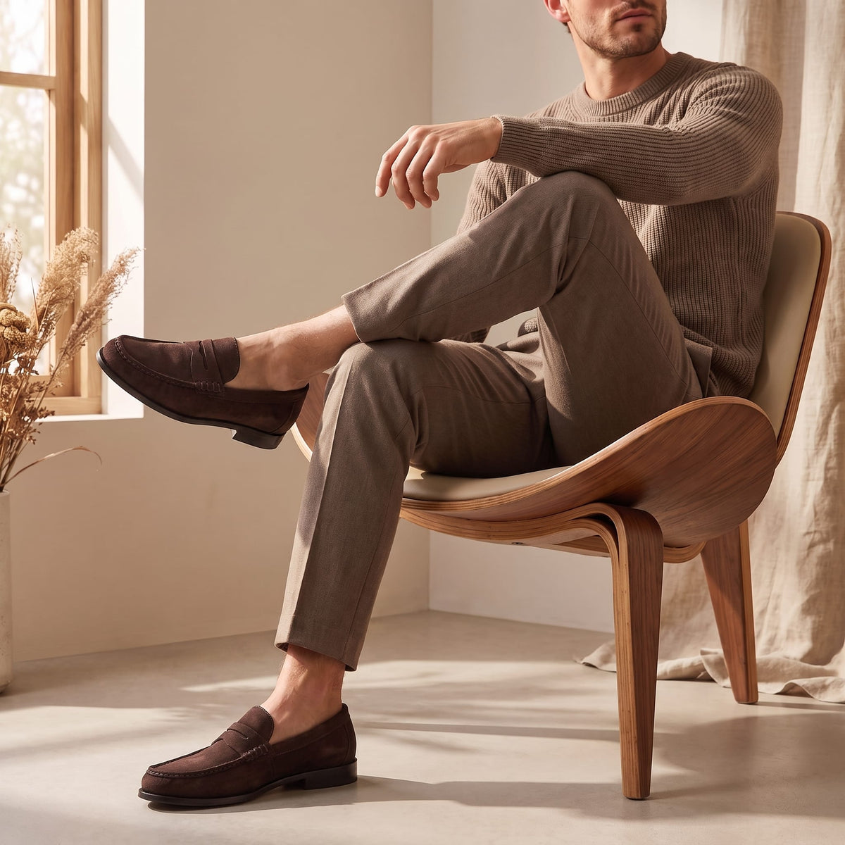 McAllister Faux Suede Penny Loafers_18