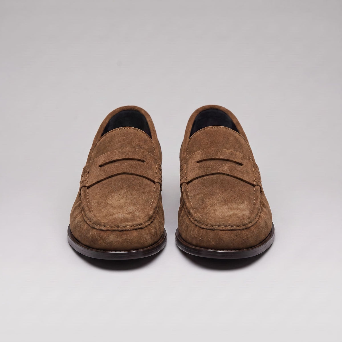McAllister Faux Suede Penny Loafers