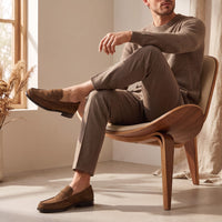 McAllister Faux Suede Penny Loafers