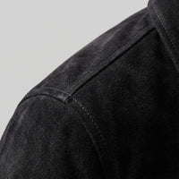 Herrick Faux Suede Trucker Jacket