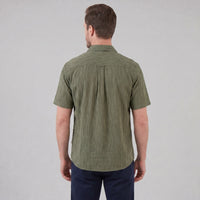 Lane Wave Texture Short Sleeve Shirt