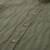 Lane Wave Texture Short Sleeve Shirt