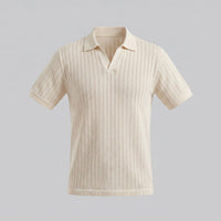 Ryder Perforated Knit Polo Shirt