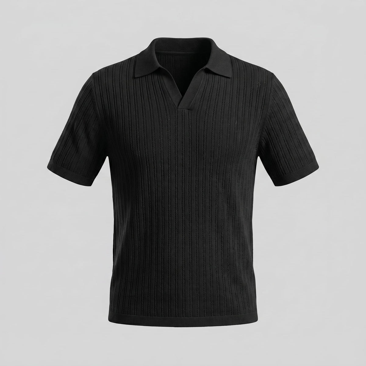 Ryder Perforated Knit Polo Shirt