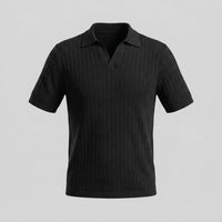 Ryder Perforated Knit Polo Shirt