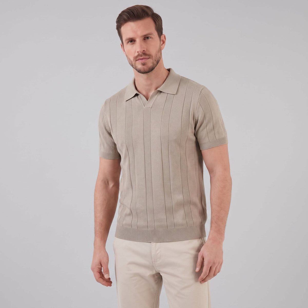 Ryker Open Knit Polo Shirt_13