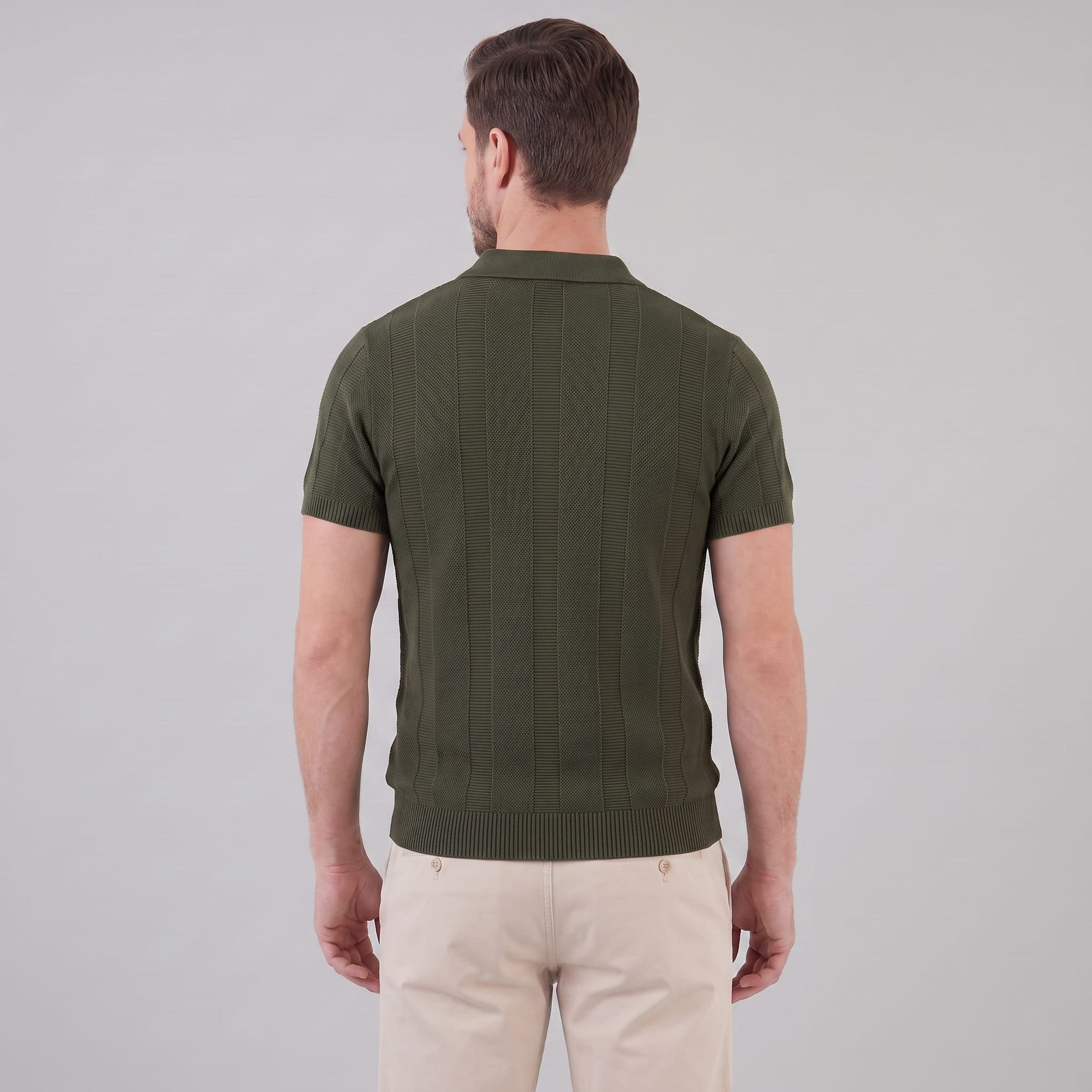 Ryker Open Knit Polo Shirt