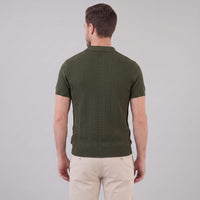 Ryker Open Knit Polo Shirt