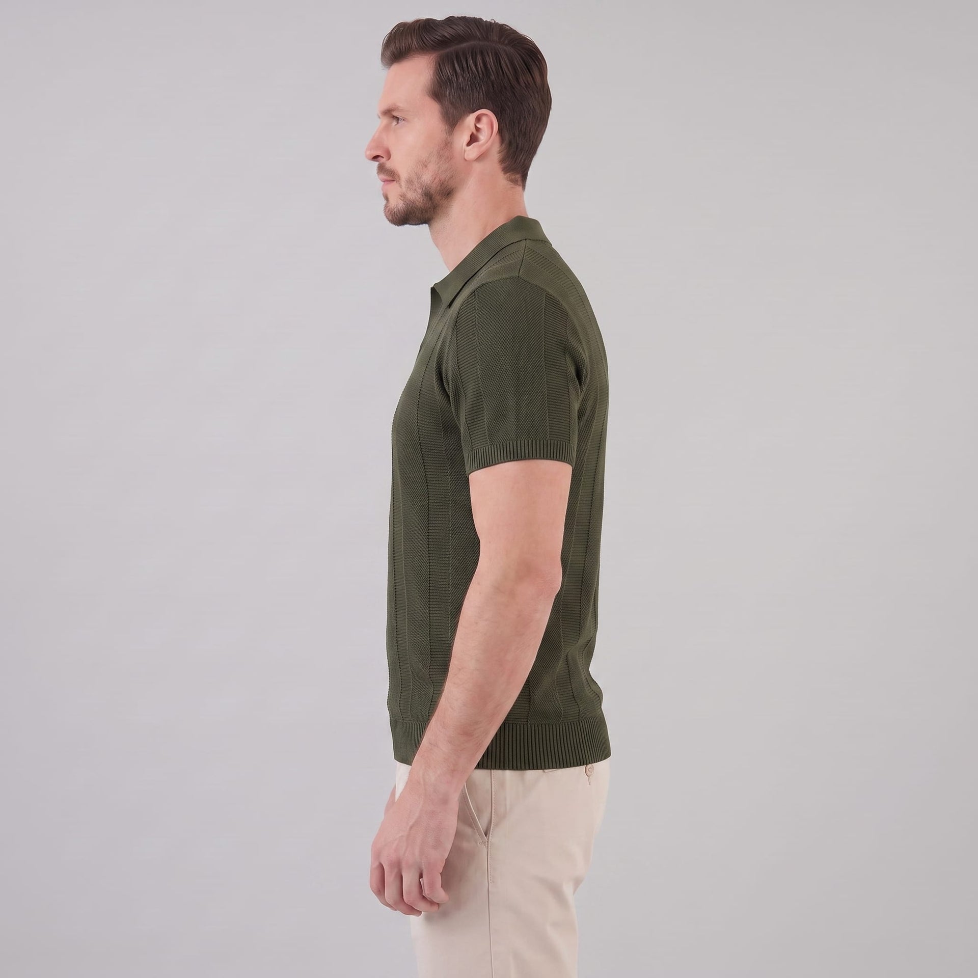 Ryker Open Knit Polo Shirt