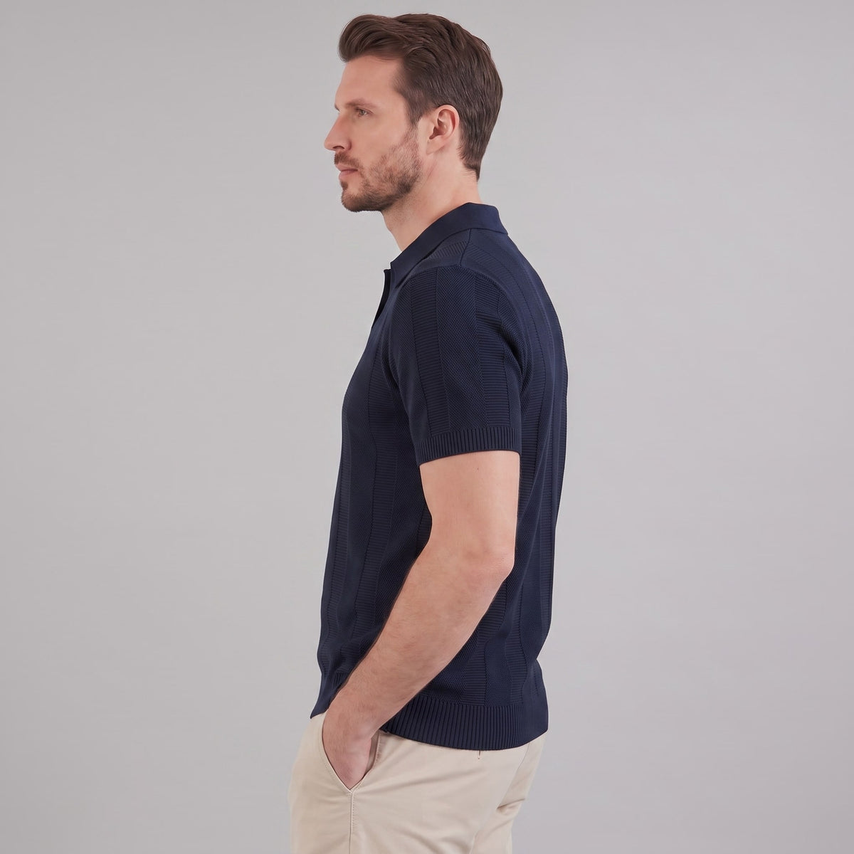 Ryker Open Knit Polo Shirt_9