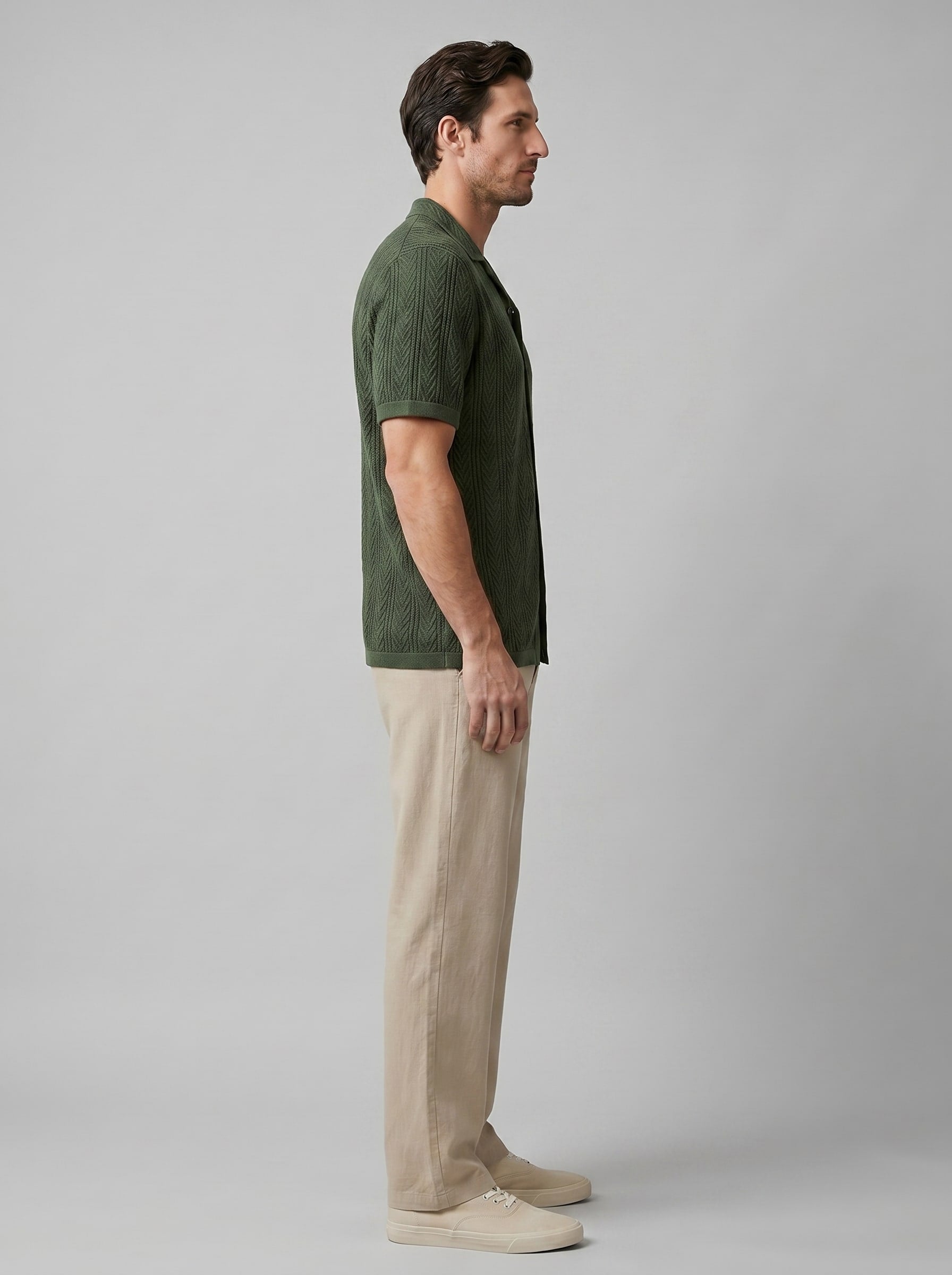 Conrad Open Knit Shirt and Pants Set
